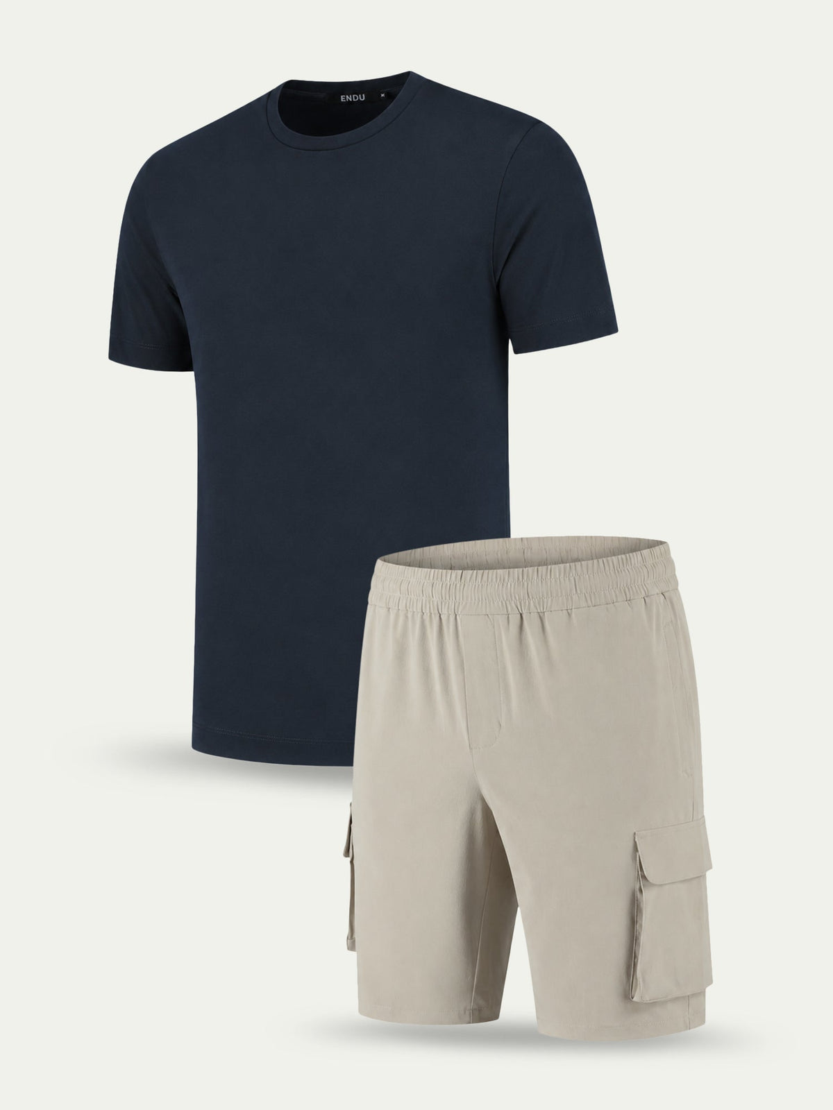 Essential Summer Set - Navy / Beige