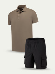 Lux Cargo Set - Mocca / Black