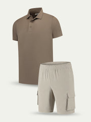 Lux Cargo Set - Mocca / Beige