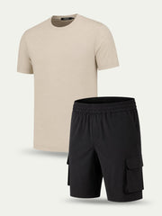 Essential Summer Set - Beige / Black