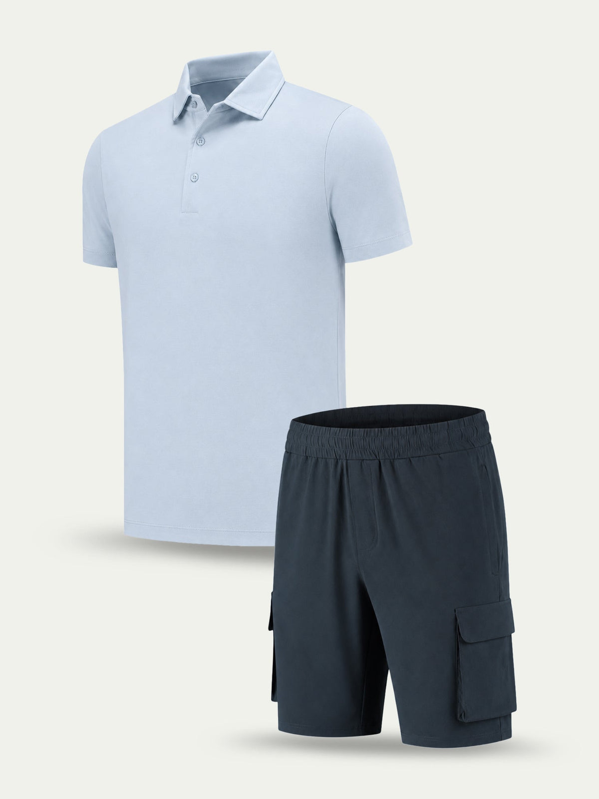 Lux Cargo Set - Light Blue / Deep Navy