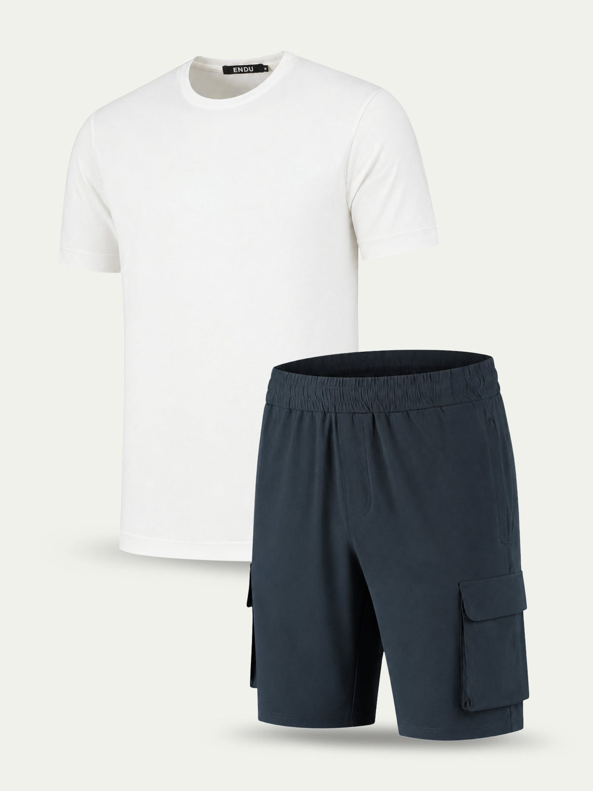 Essential Summer Set - White / Deep Navy
