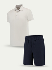 Lux Summer Set - Beige / Deep Navy