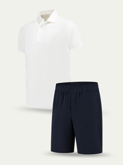 Lux Summer Set - White / Deep Navy