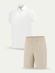 Lux Summer Set - White / Beige