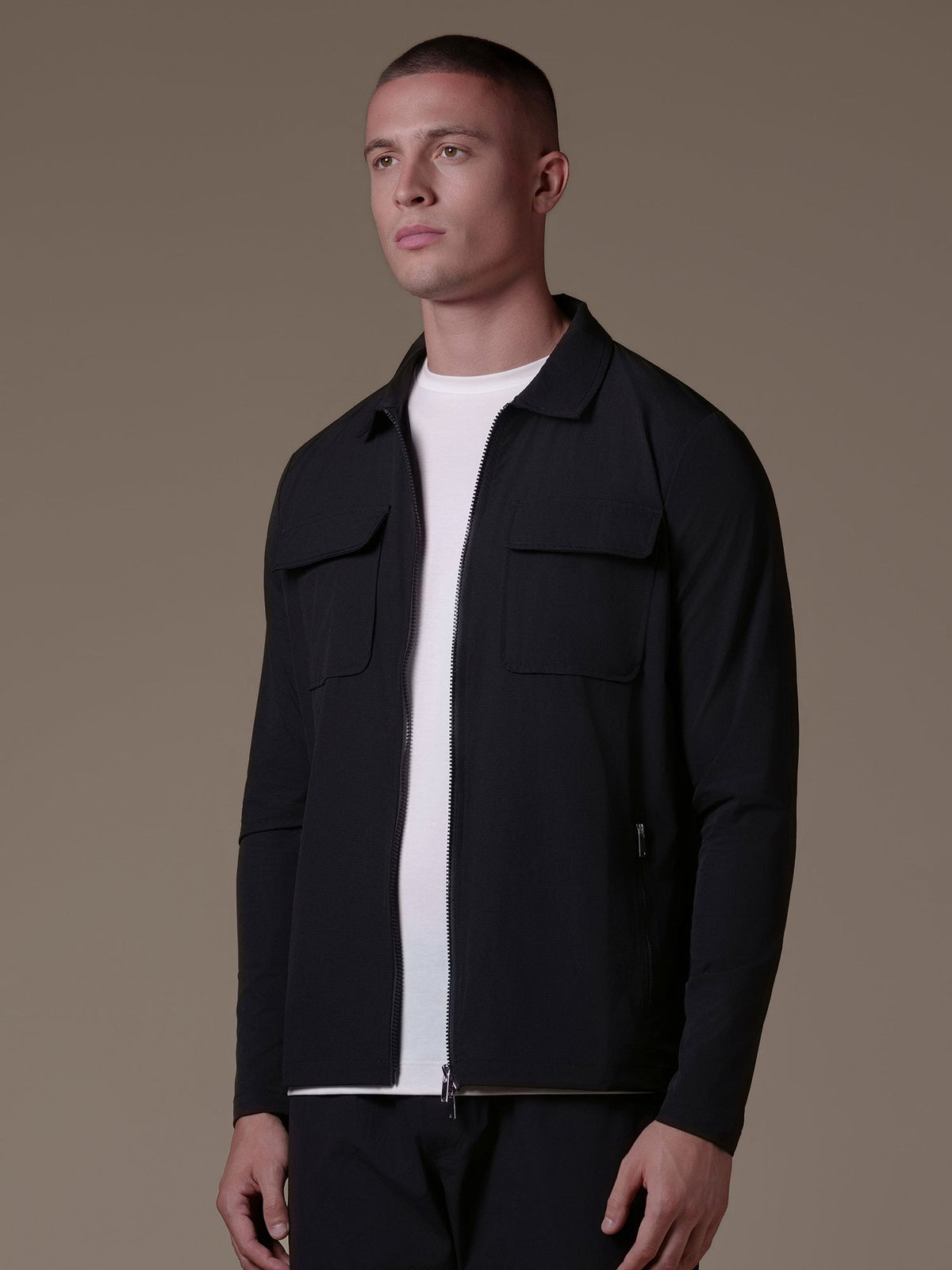 Cargo Tech Jacket - Black