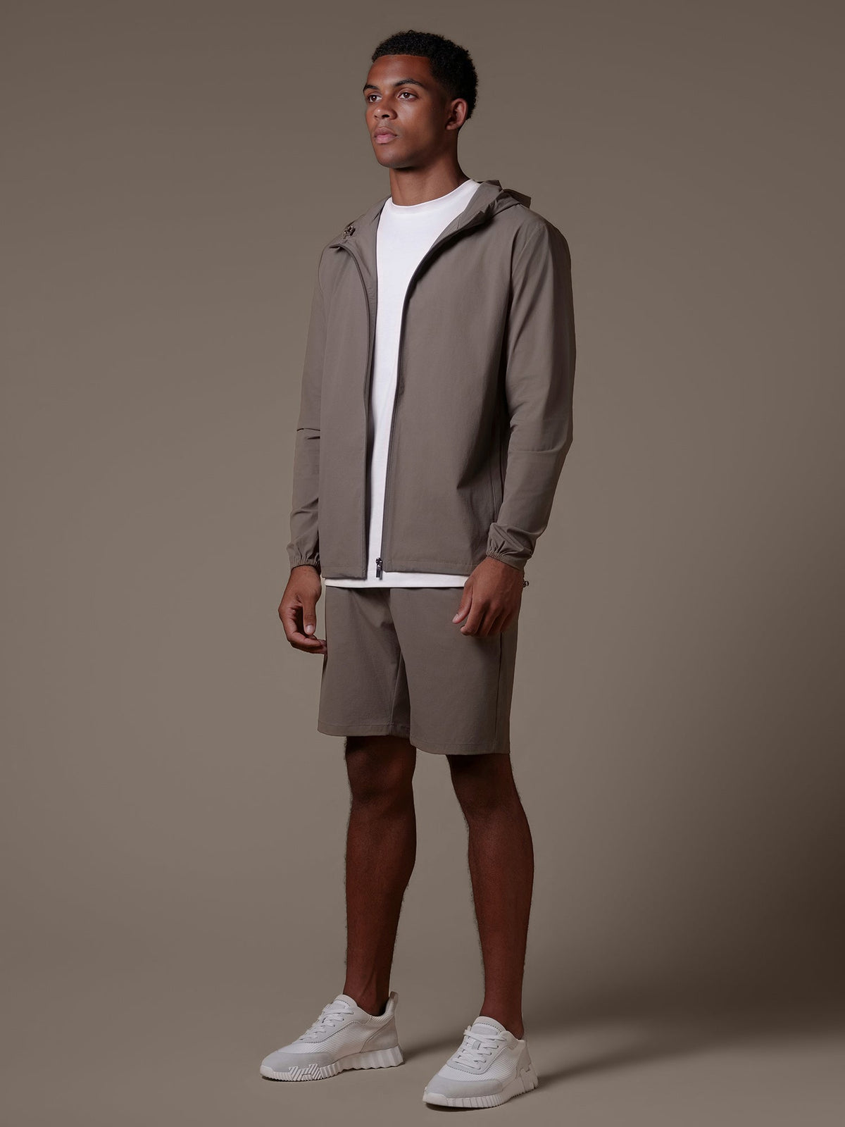 Tech Windbreaker Set - Taupe