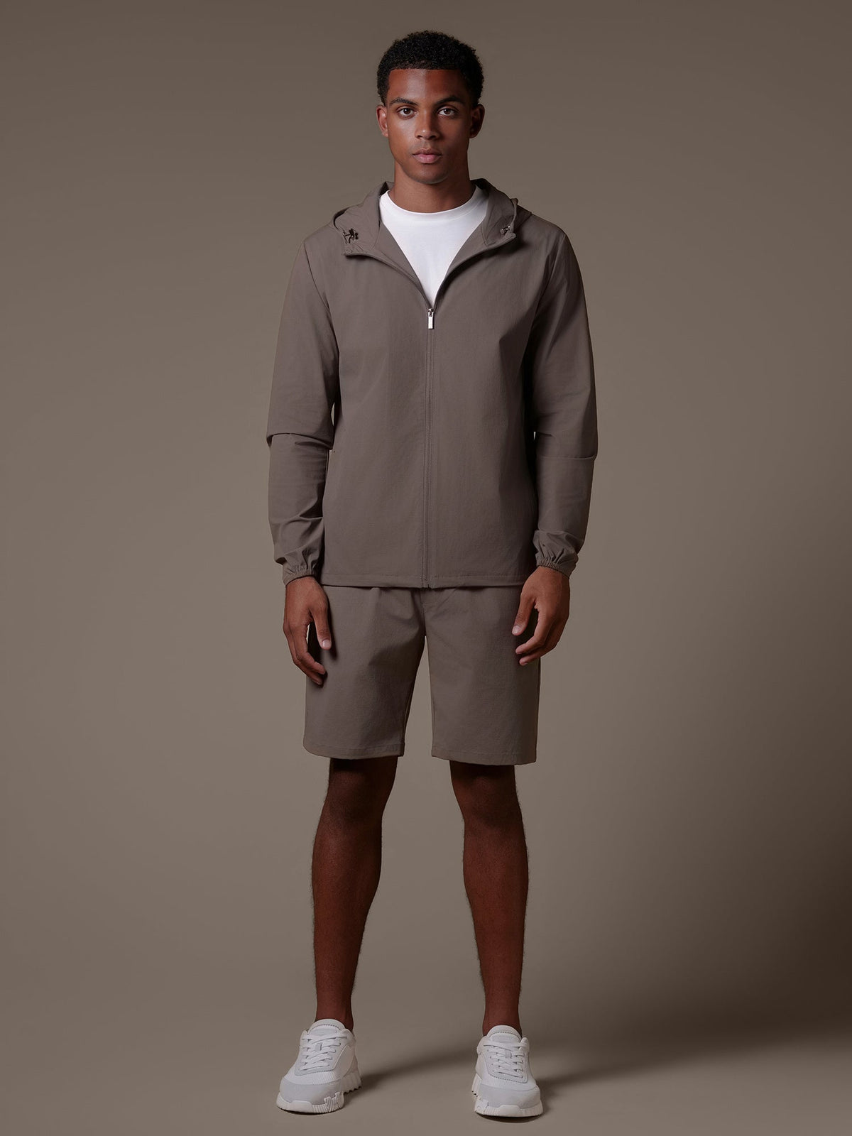 Tech Windbreaker Set - Taupe