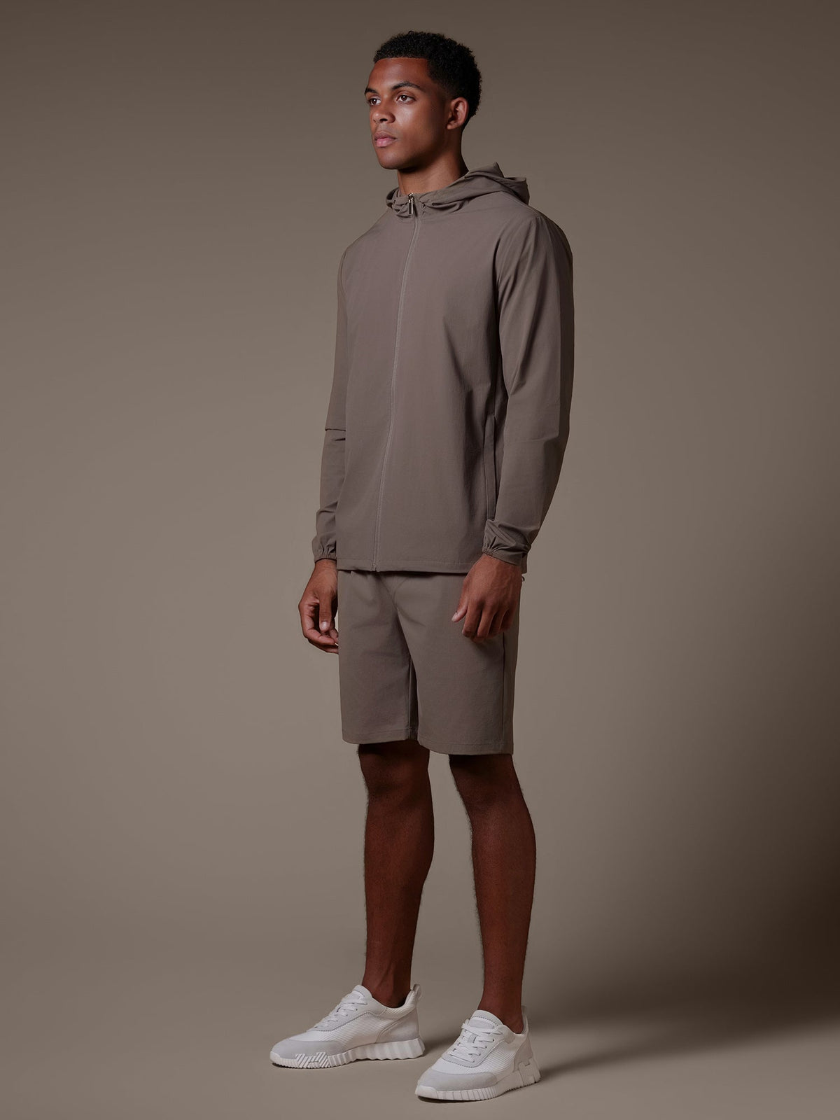 Tech Windbreaker Set - Taupe