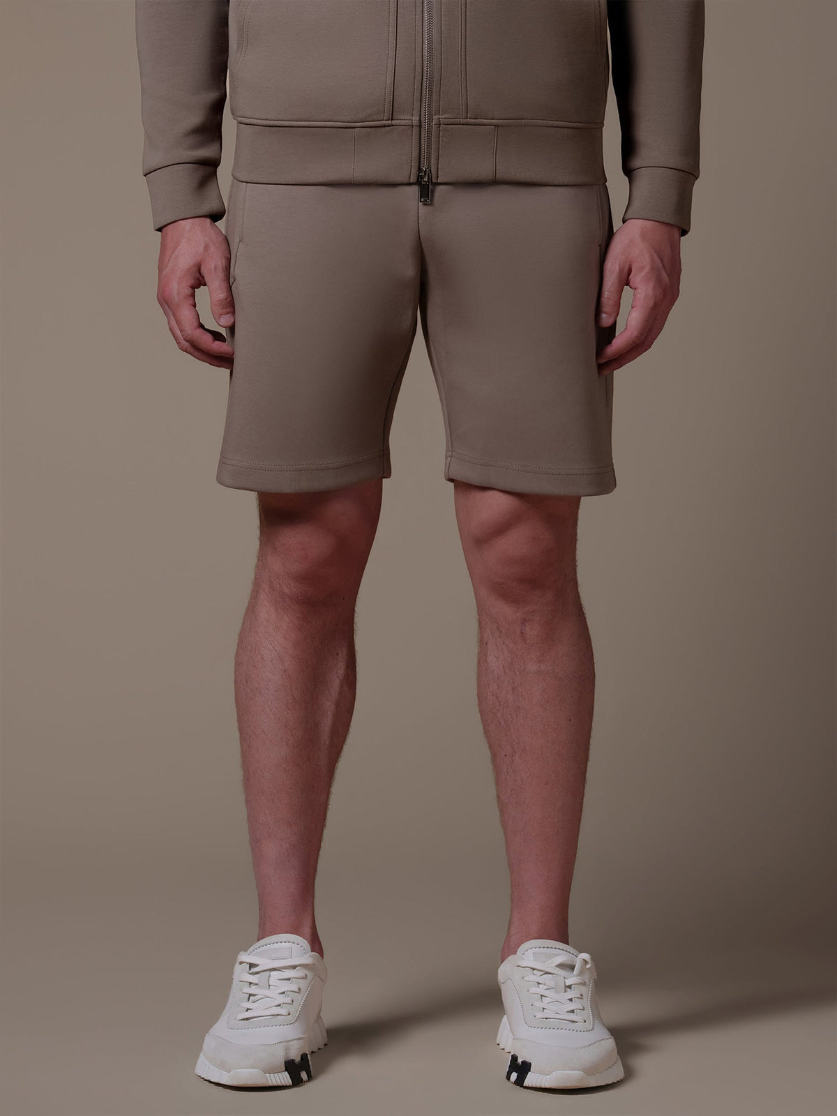 Interlock Flow Short - Taupe