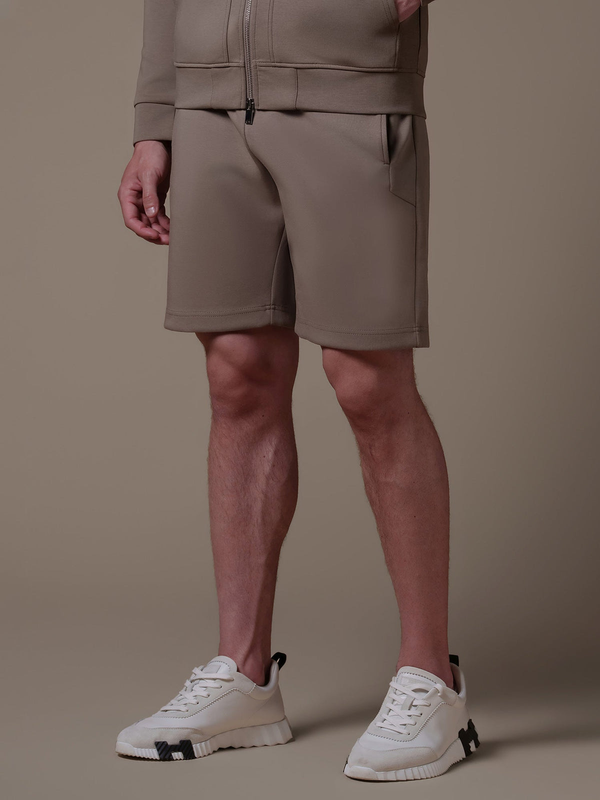 Interlock Flow Short - Taupe