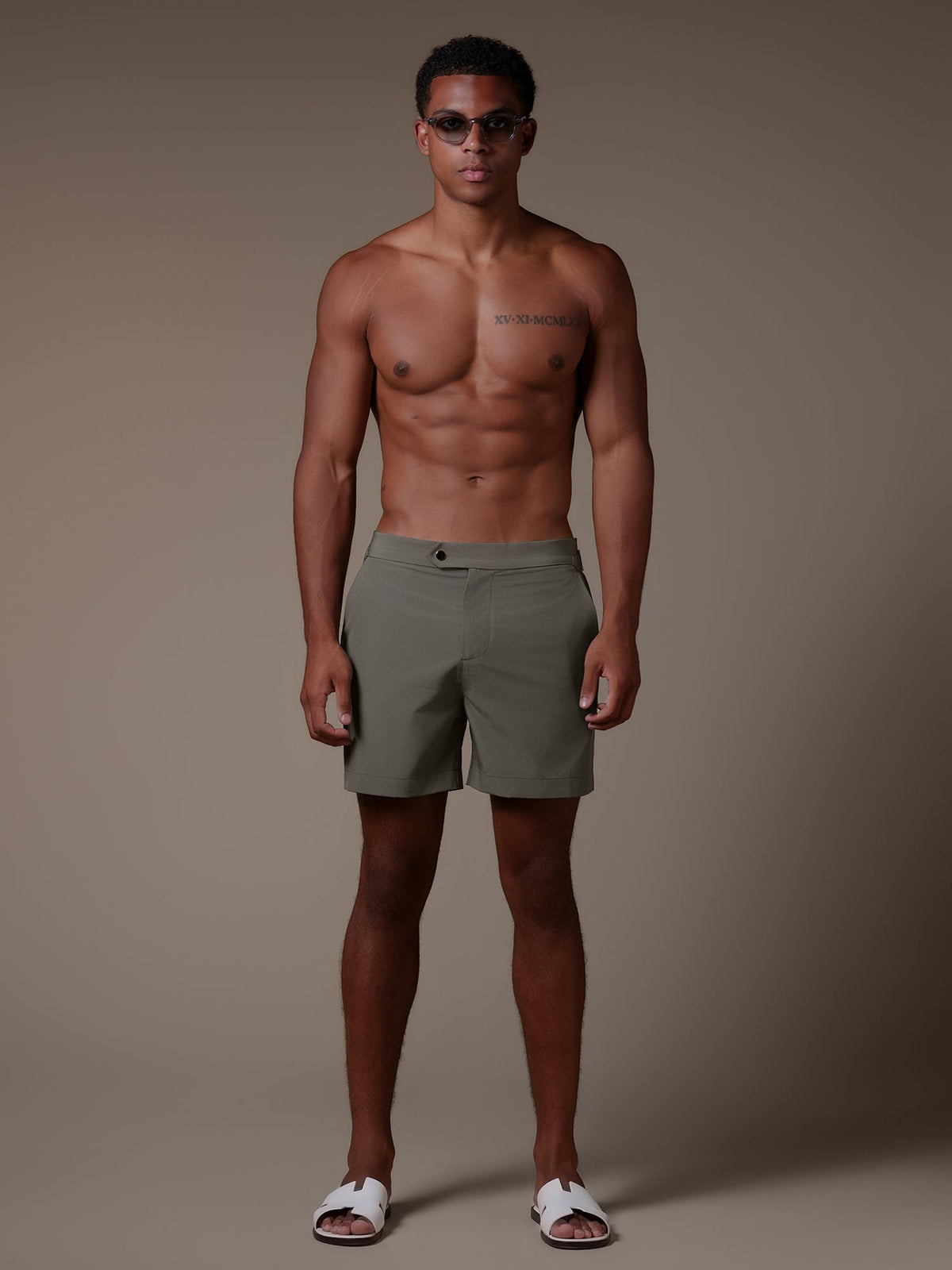 Lux Swim Short - Taupe