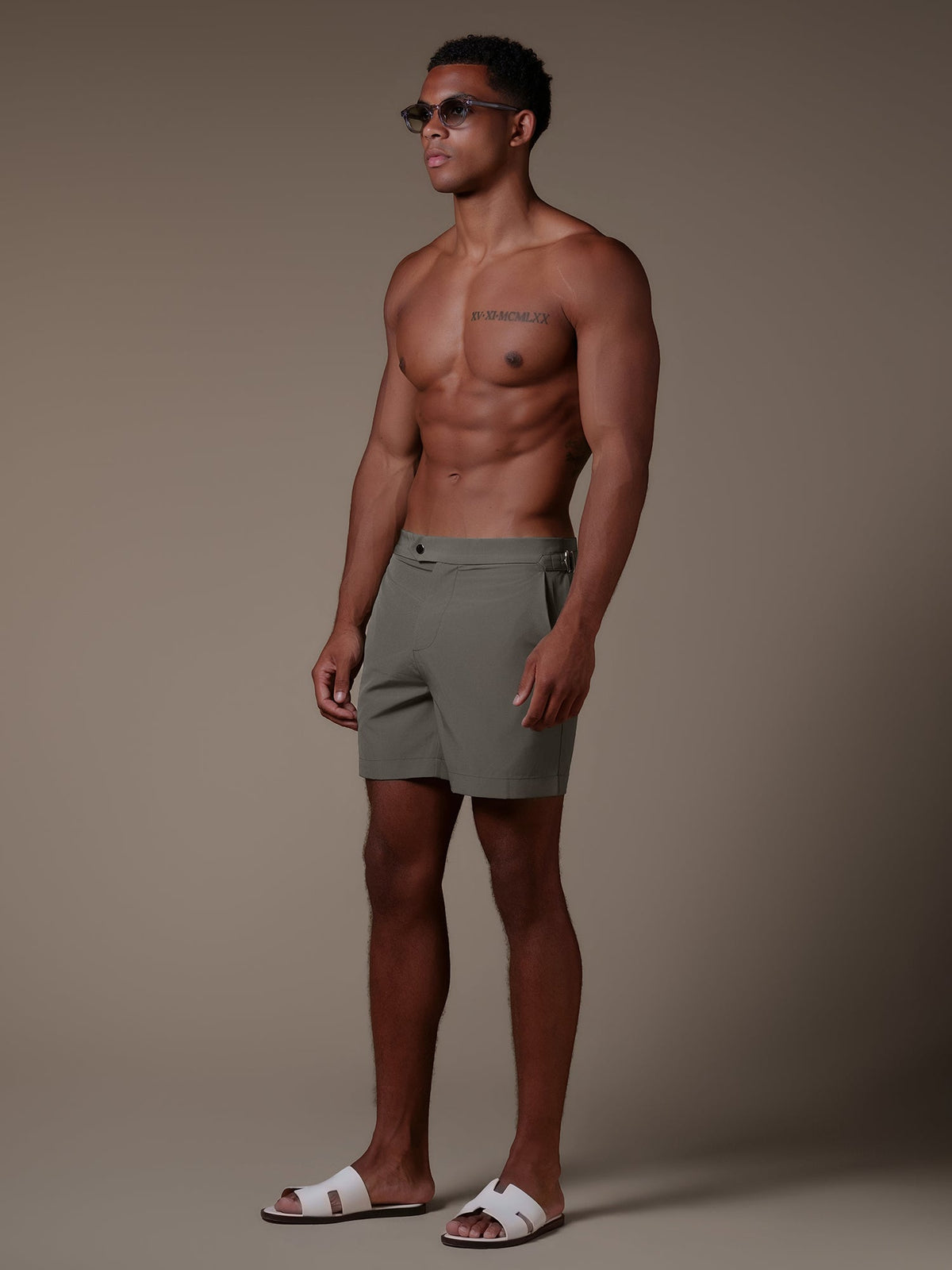 Lux Swim Short - Taupe