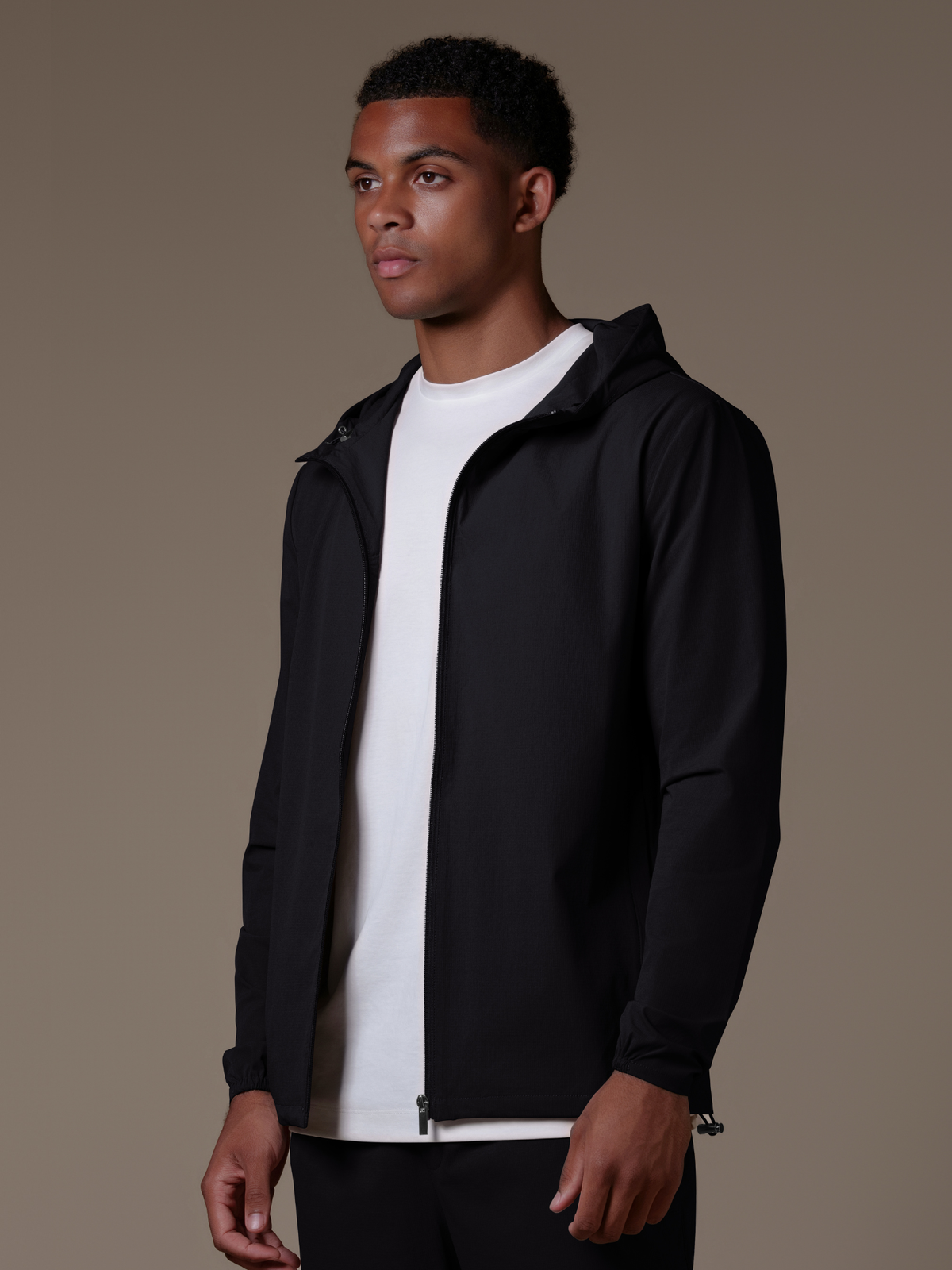 Tech Windbreaker Set - Black