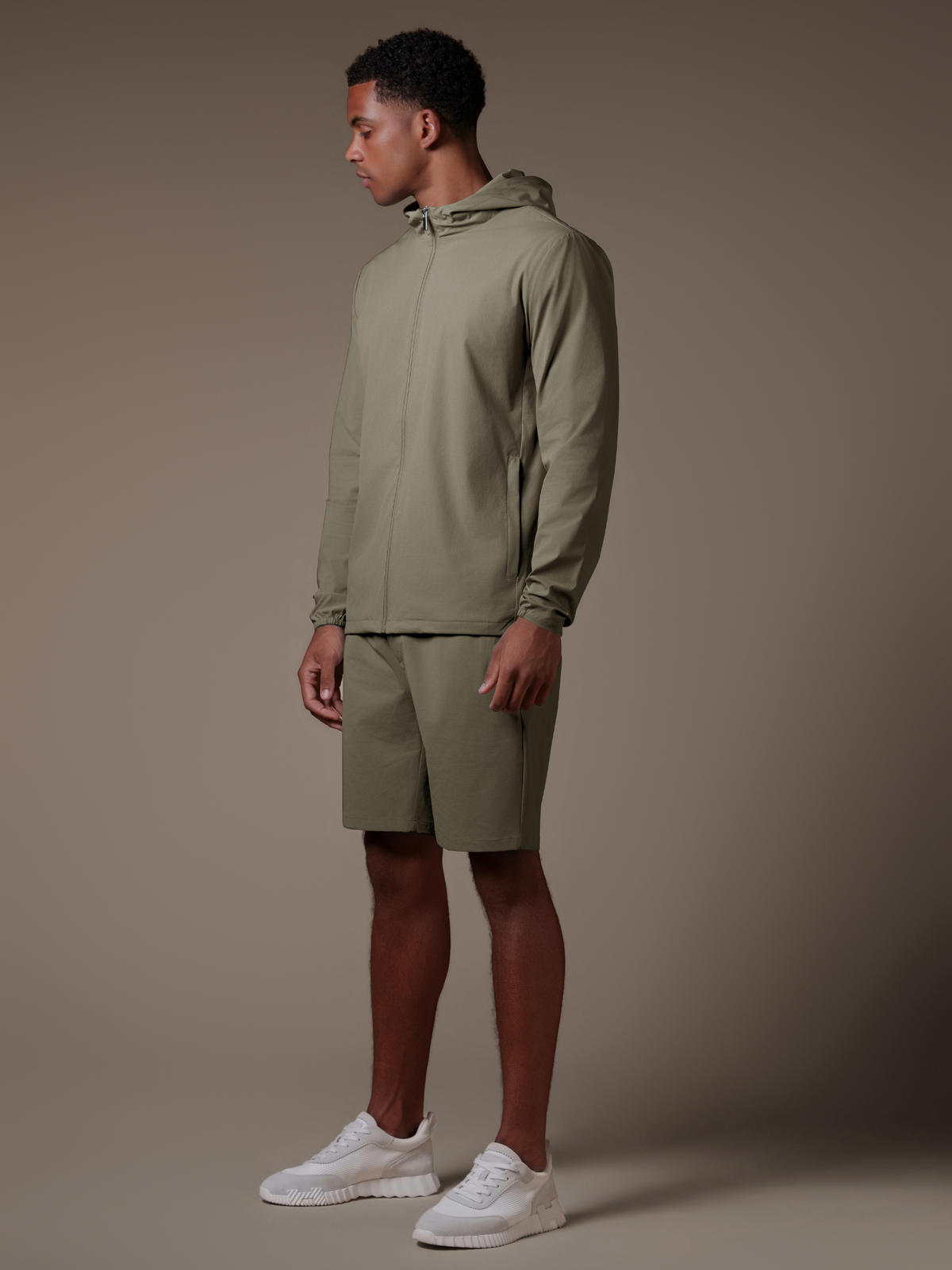 Tech Windbreaker Set - Olive