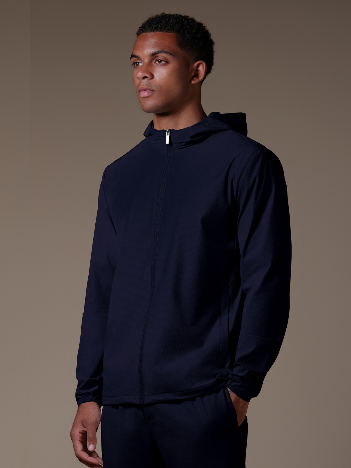 Tech Windbreaker - Navy