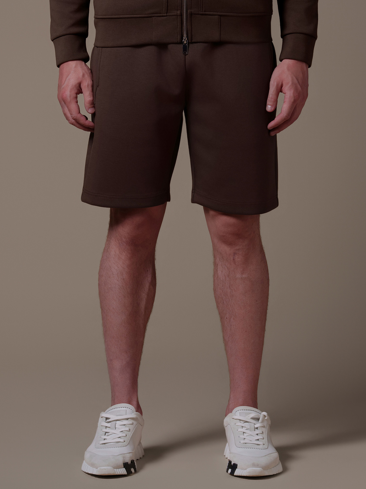 Interlock Flow Short - Brown
