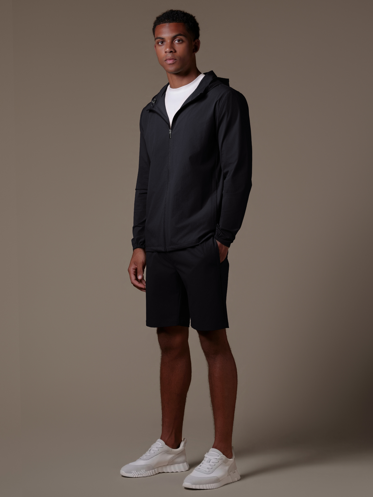 Tech Windbreaker Set - Black