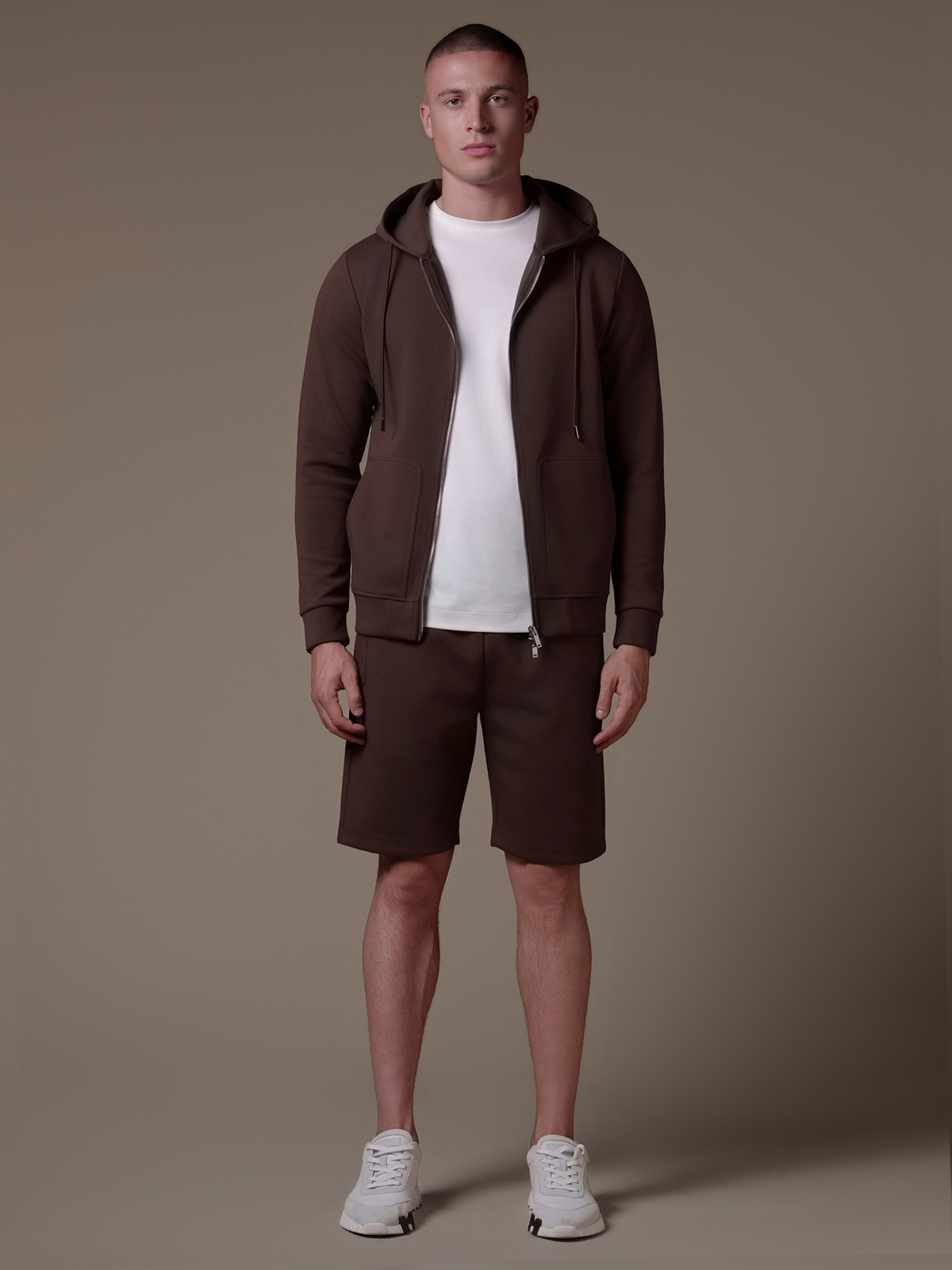 Interlock Flow Short - Brown