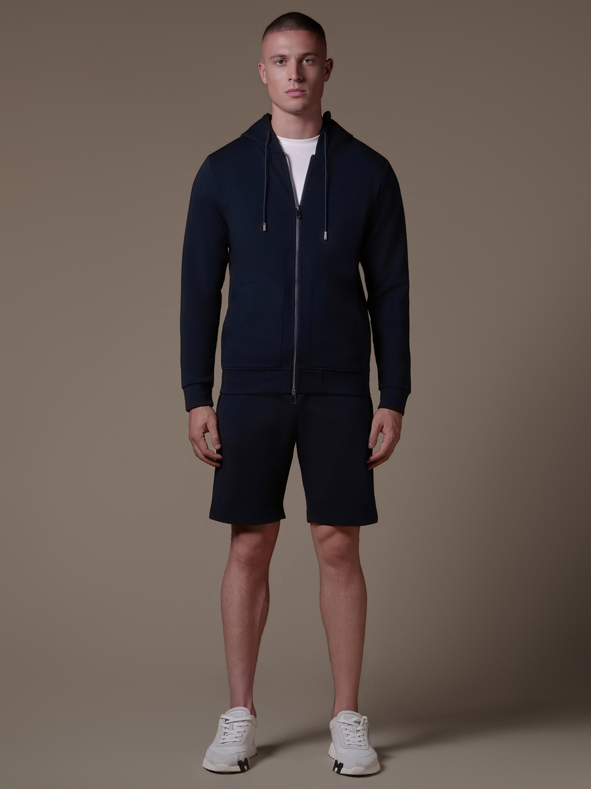 Interlock Flow Short Set - Navy