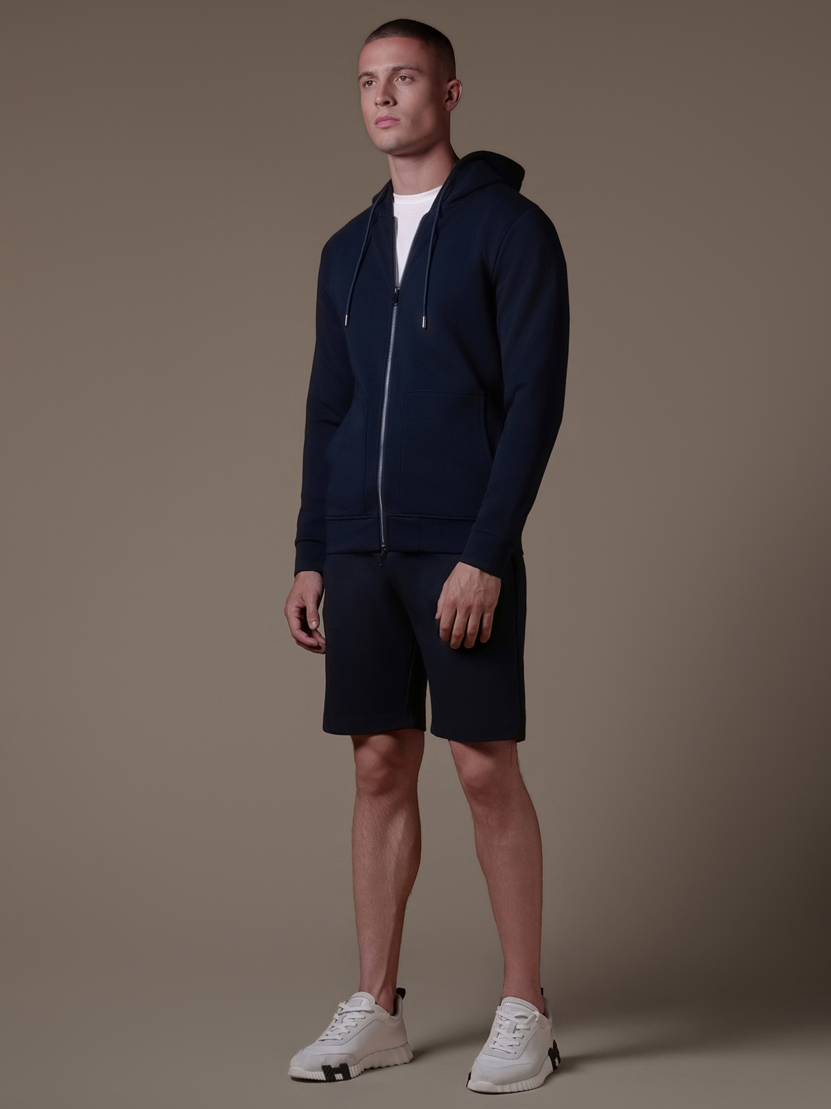 Interlock Flow Short Set - Navy