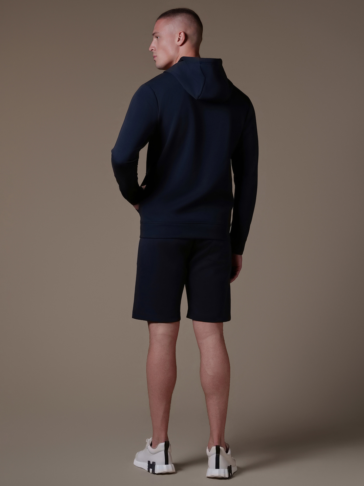 Interlock Flow Short Set - Navy