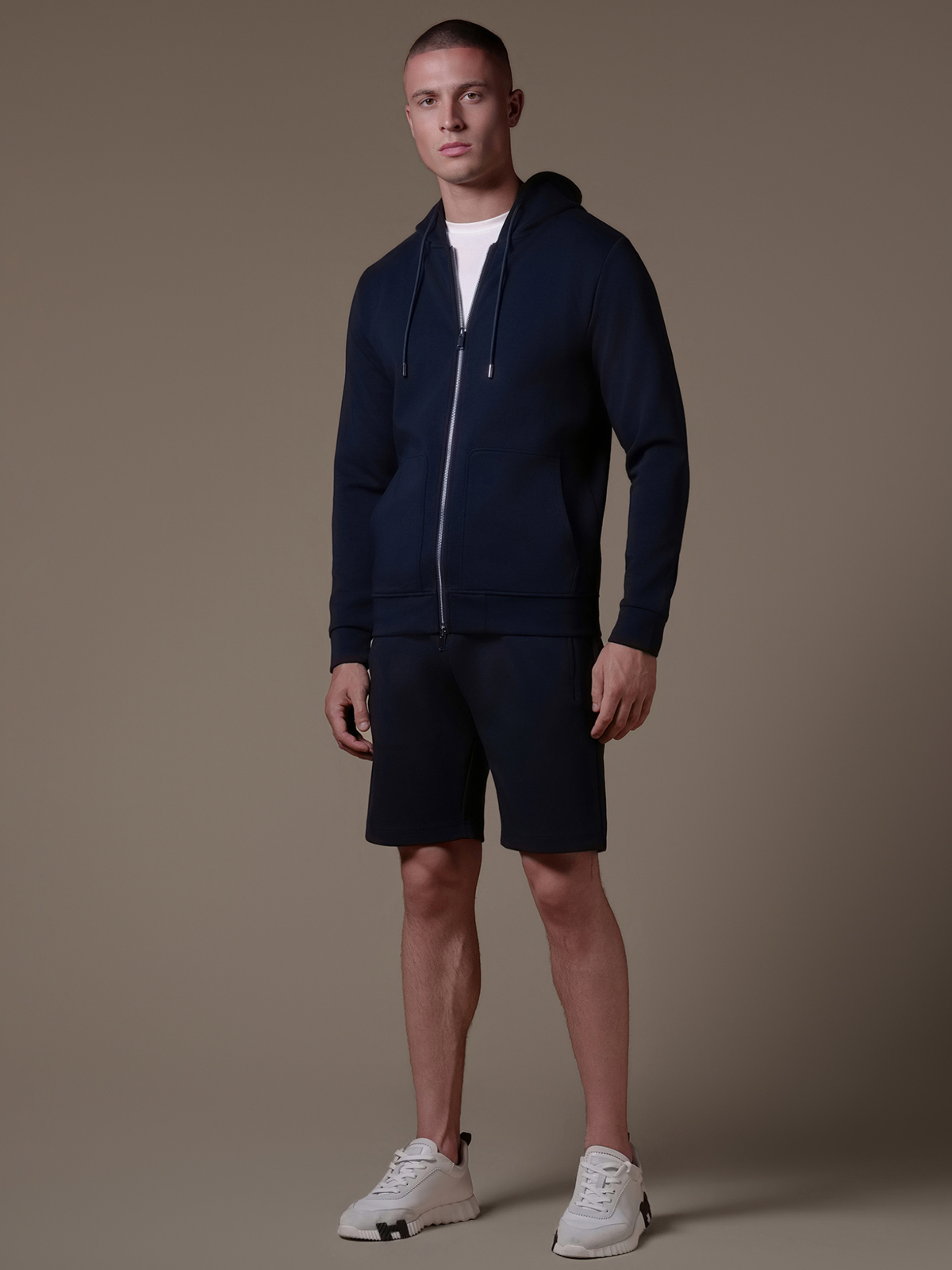 Interlock Flow Short Set - Navy