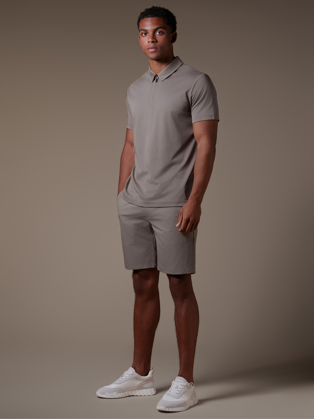 Lux Zipper Set - Taupe