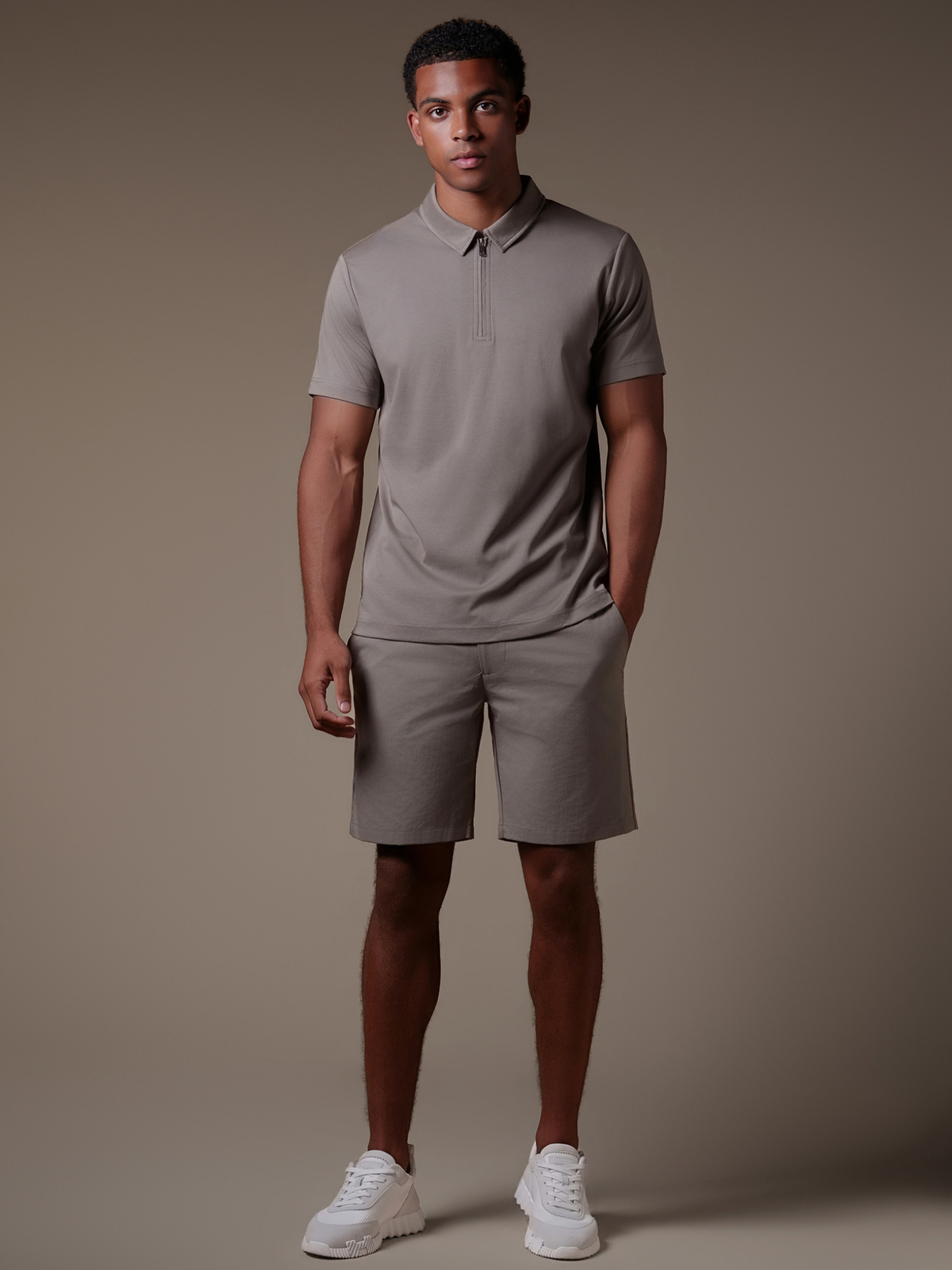 Lux Zipper Set - Taupe