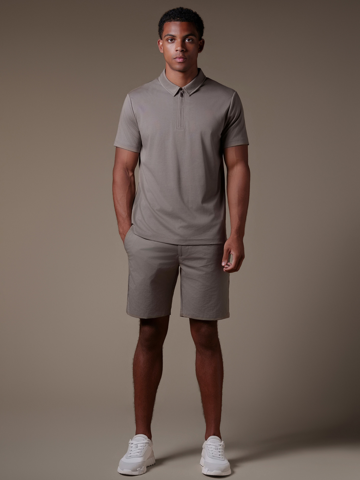 Lux Zipper Set - Taupe