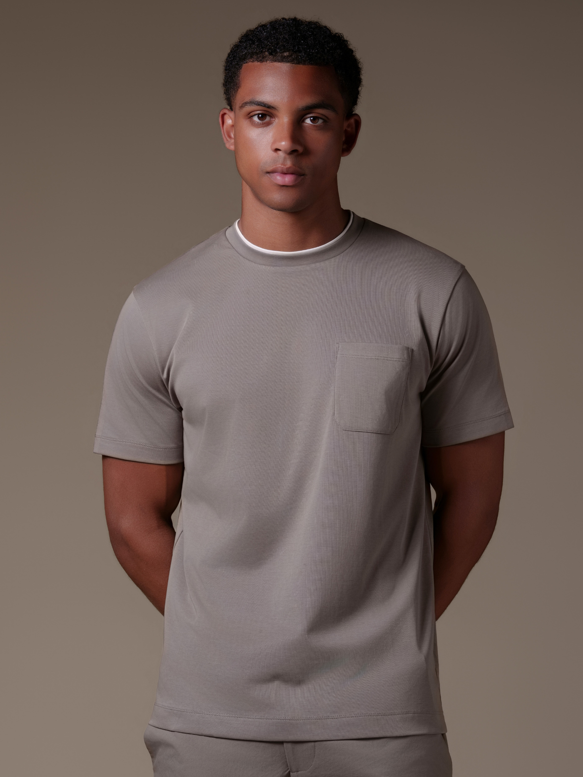 Lino T-Shirt - Taupe