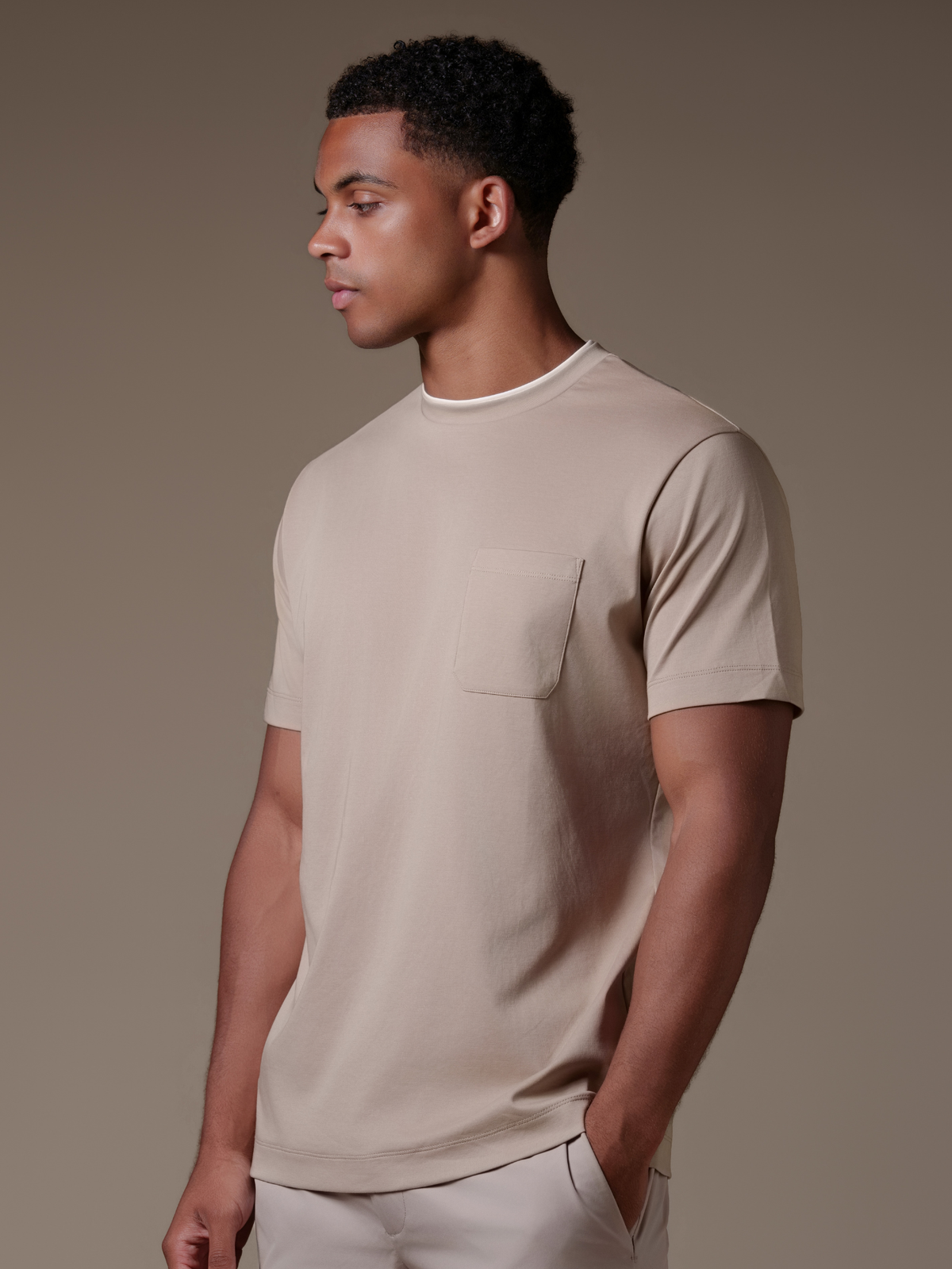 Lino T-Shirt - Beige