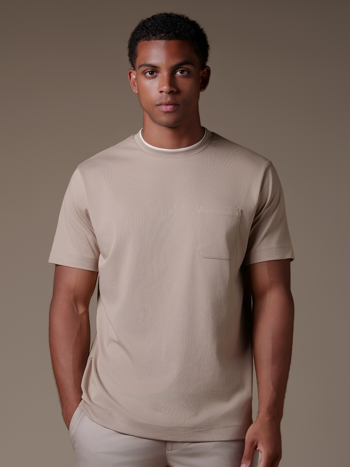 Lino T-Shirt - Beige