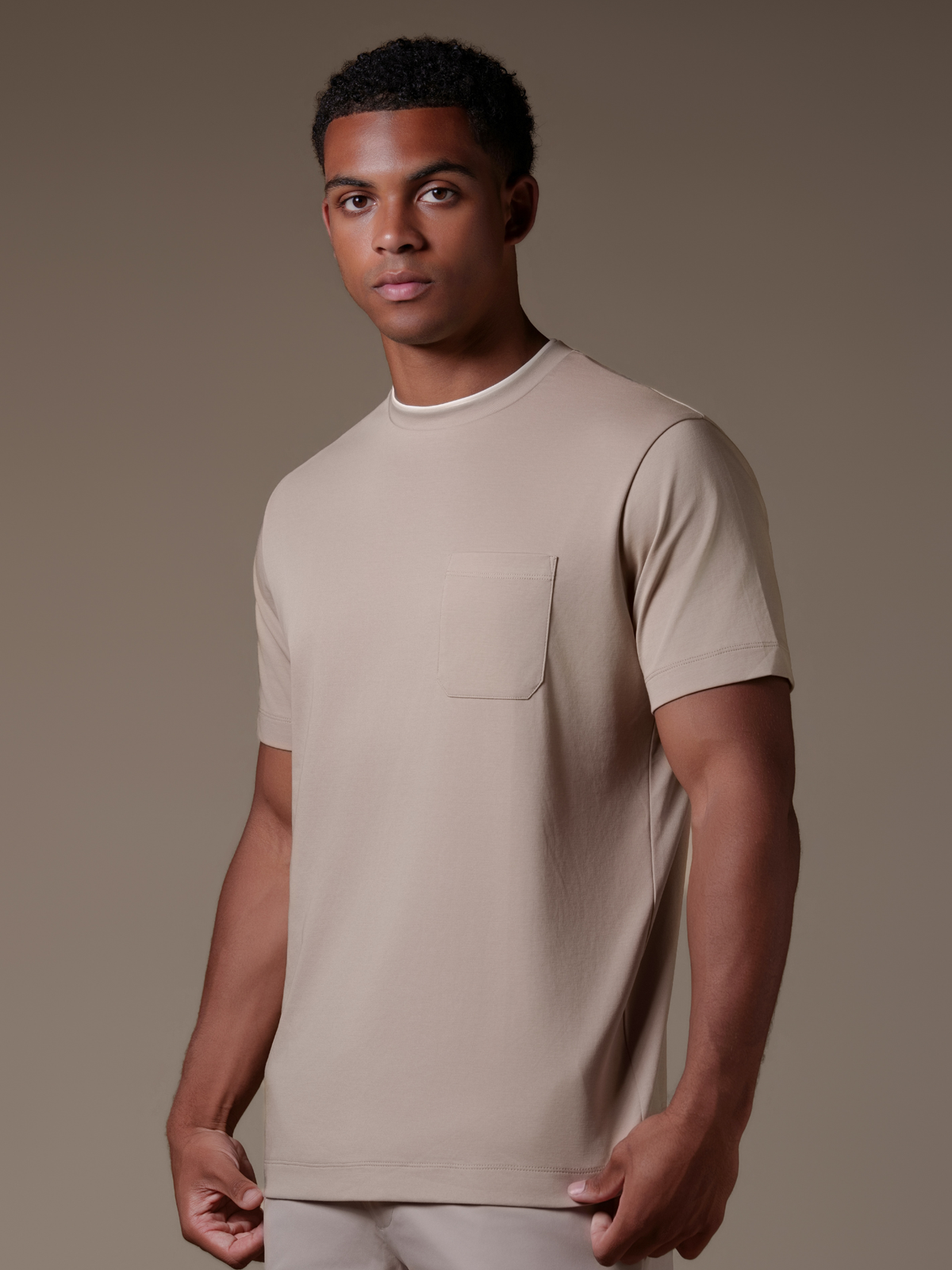Lino T-Shirt - Beige