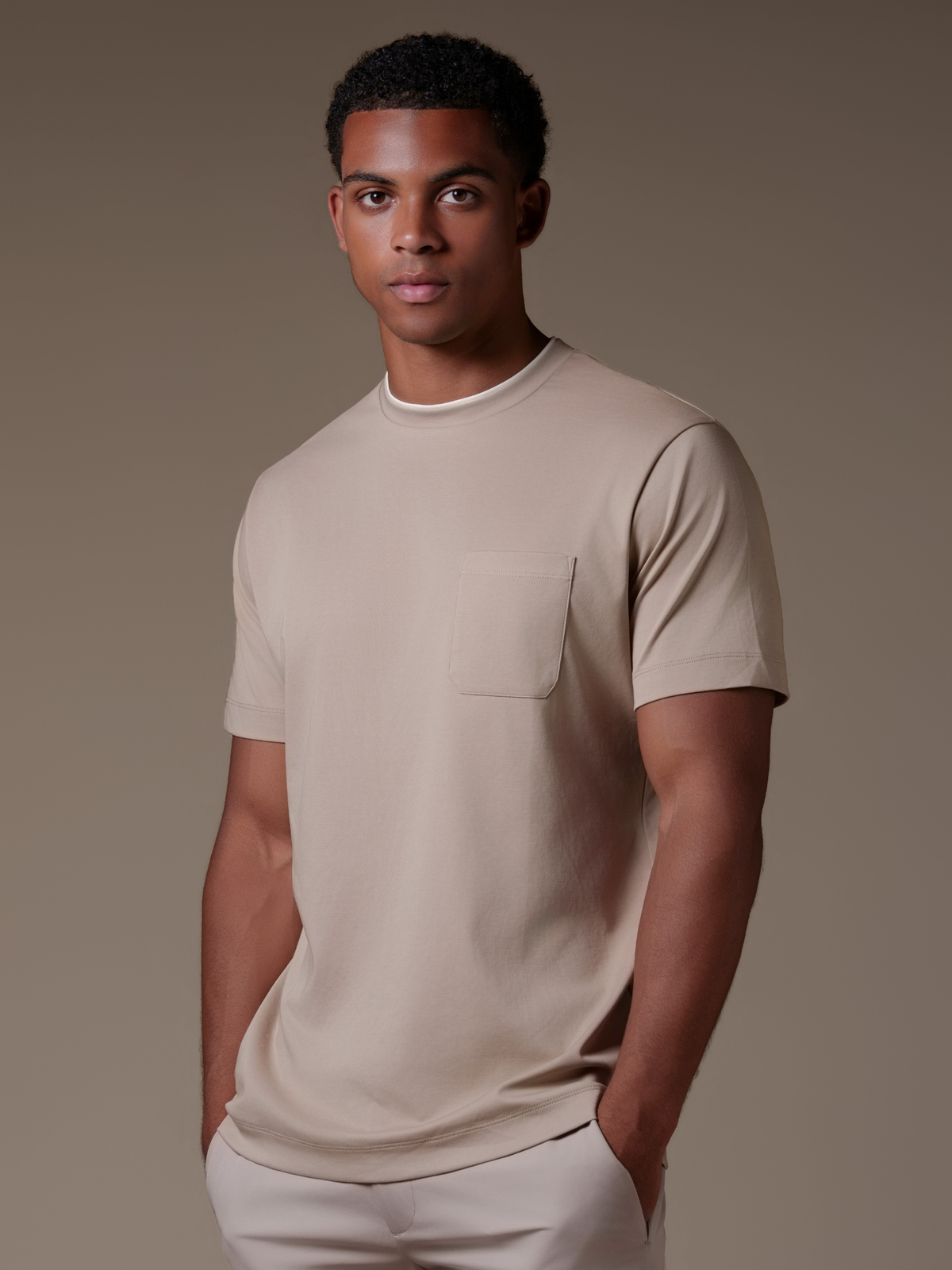 Lino T-Shirt - Beige