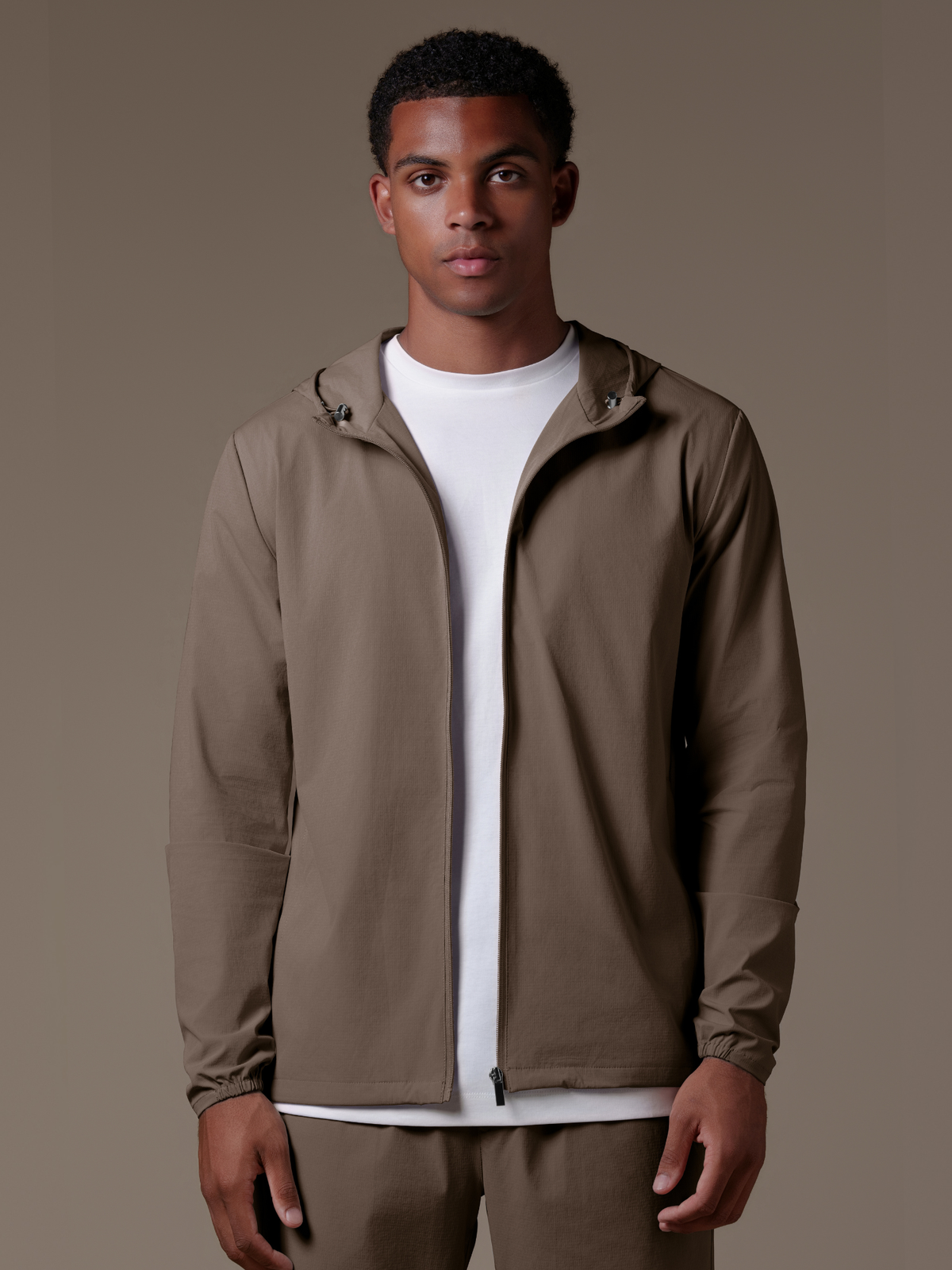 Tech Windbreaker - Mocca