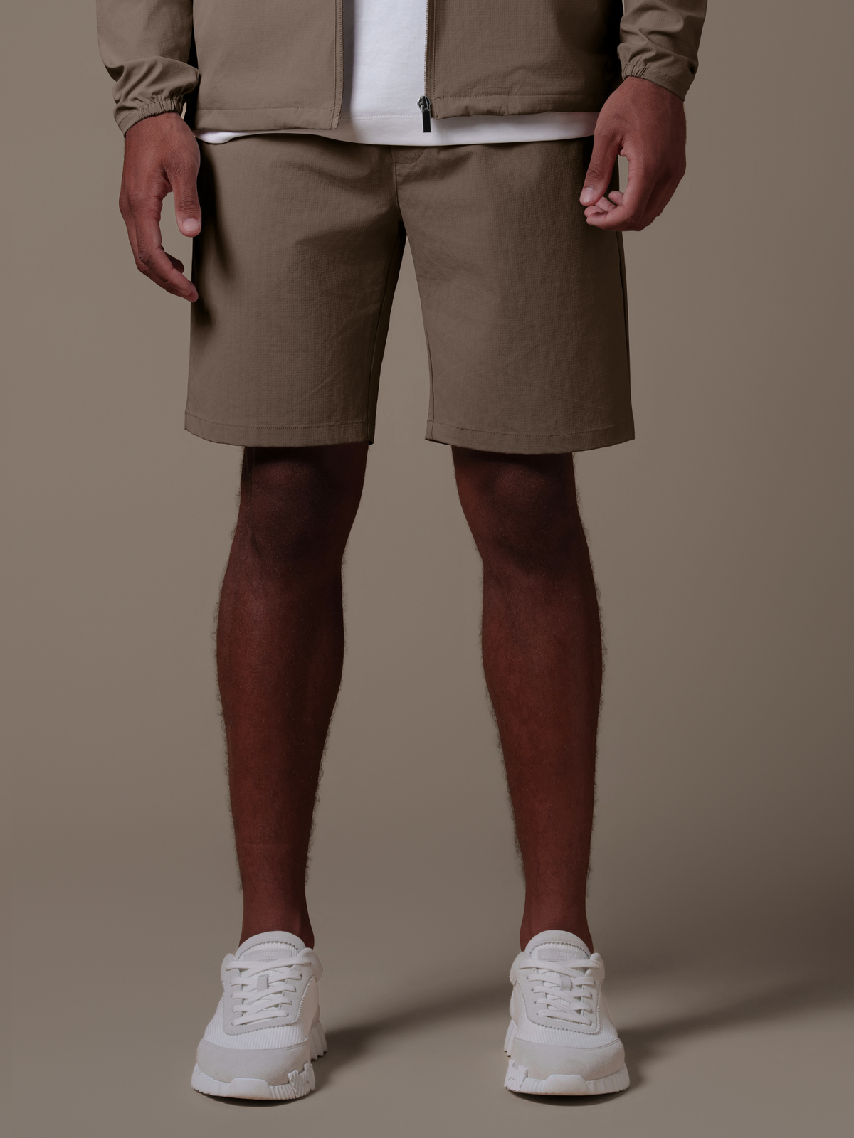 Tech Windbreaker Set - Mocha