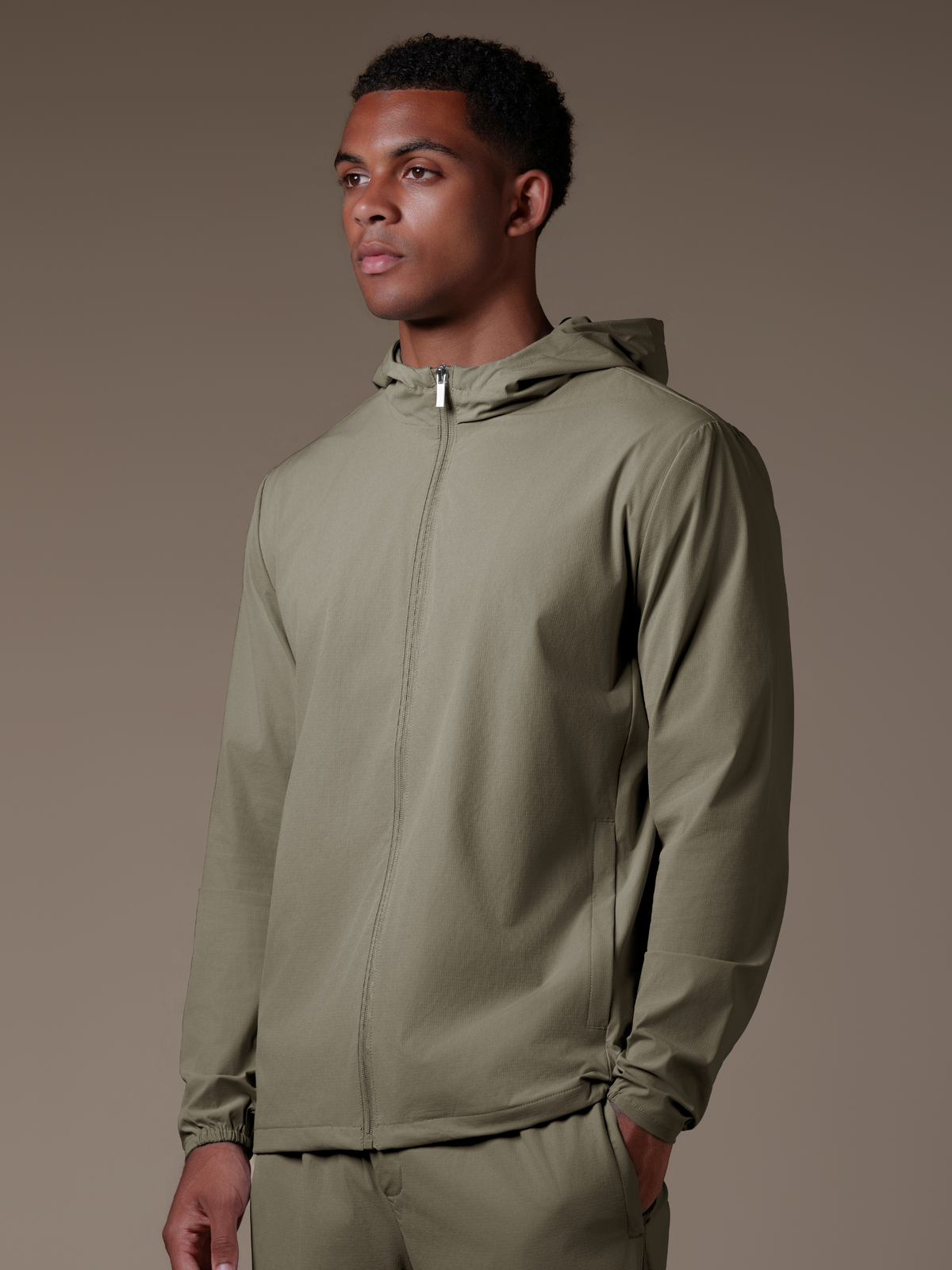 Tech Windbreaker Set - Olive