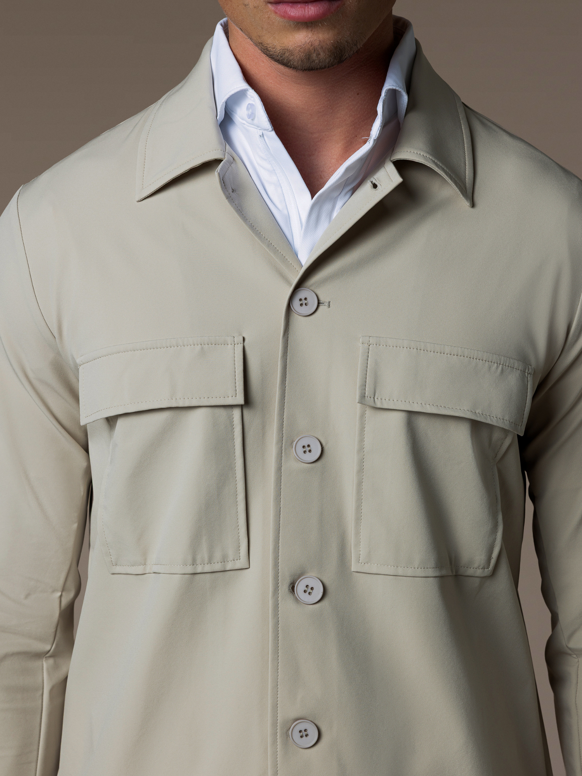 Velo Utility Jacket - Beige