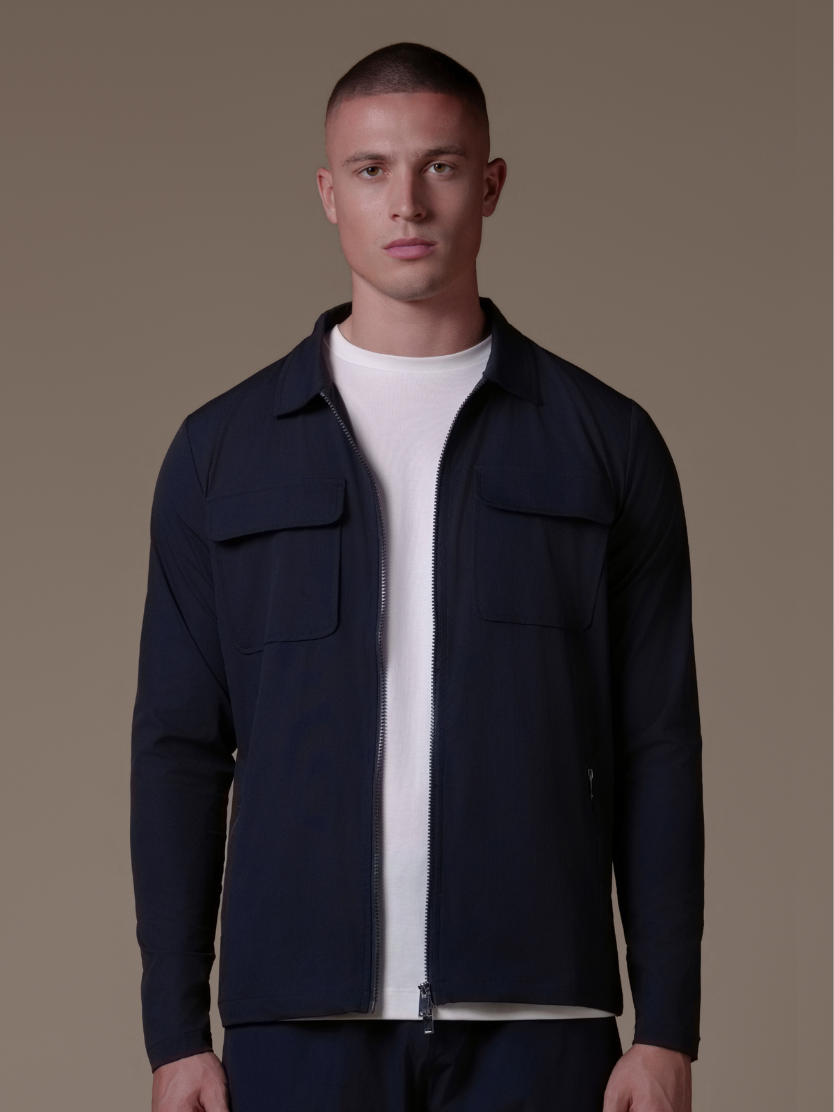 Cargo Tech Jacket - Deep Navy
