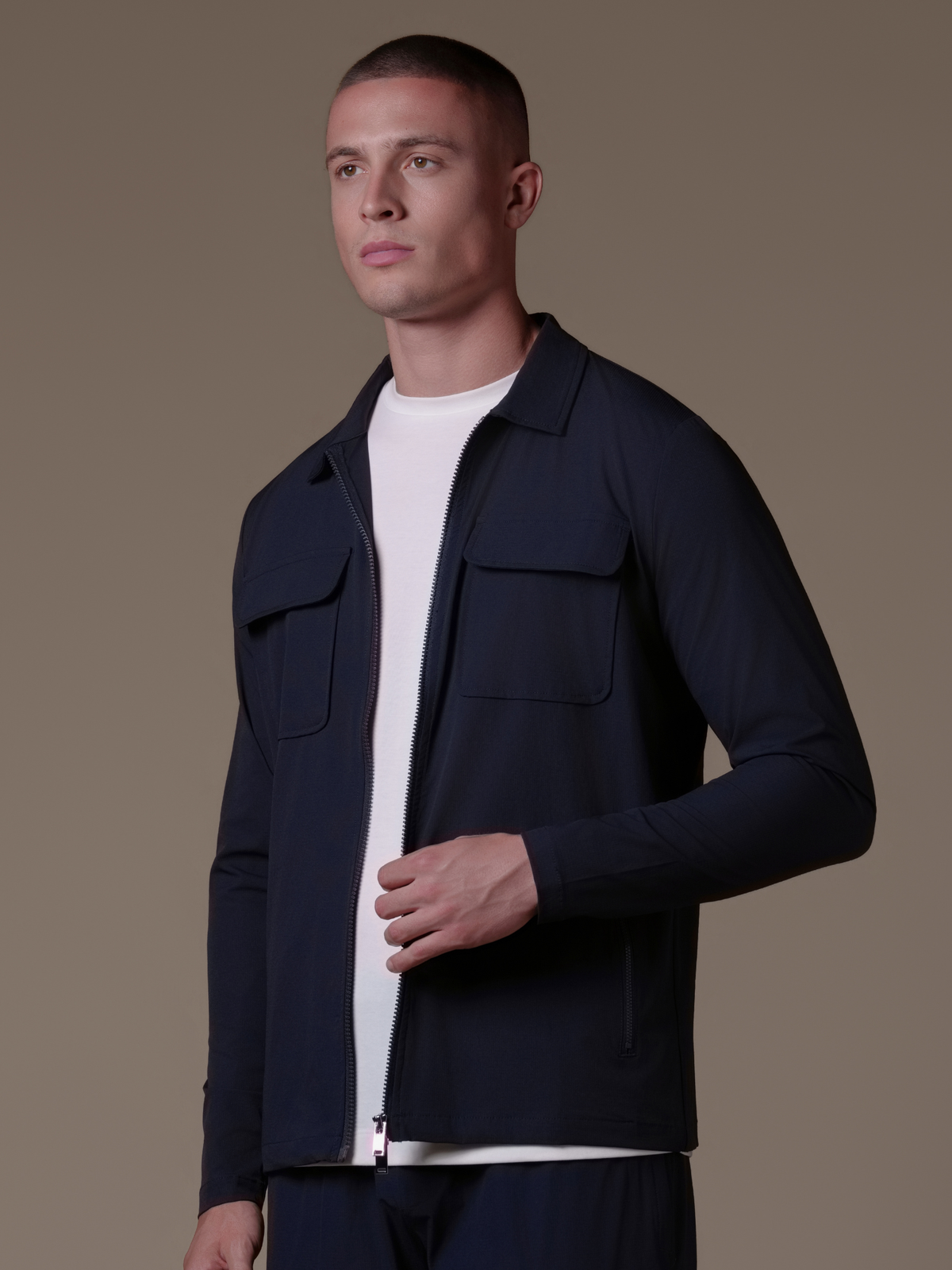 Cargo Tech Jacket - Deep Navy