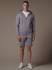 Interlock Flow Short Set - Grey