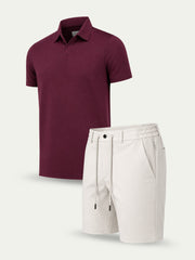 Core Summer Set - Burgundy / Grey