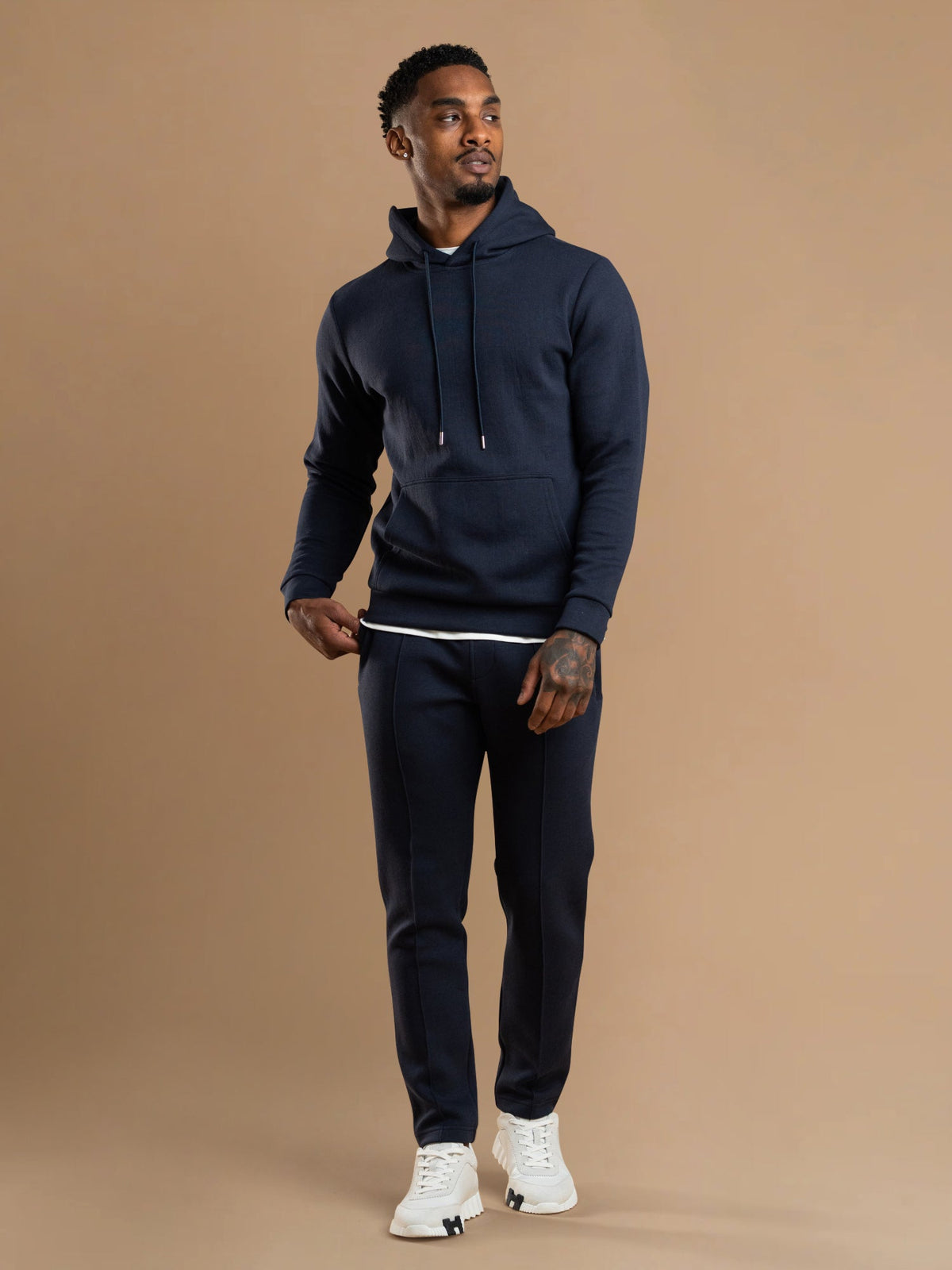 Essential Interlock Jogger - Navy
