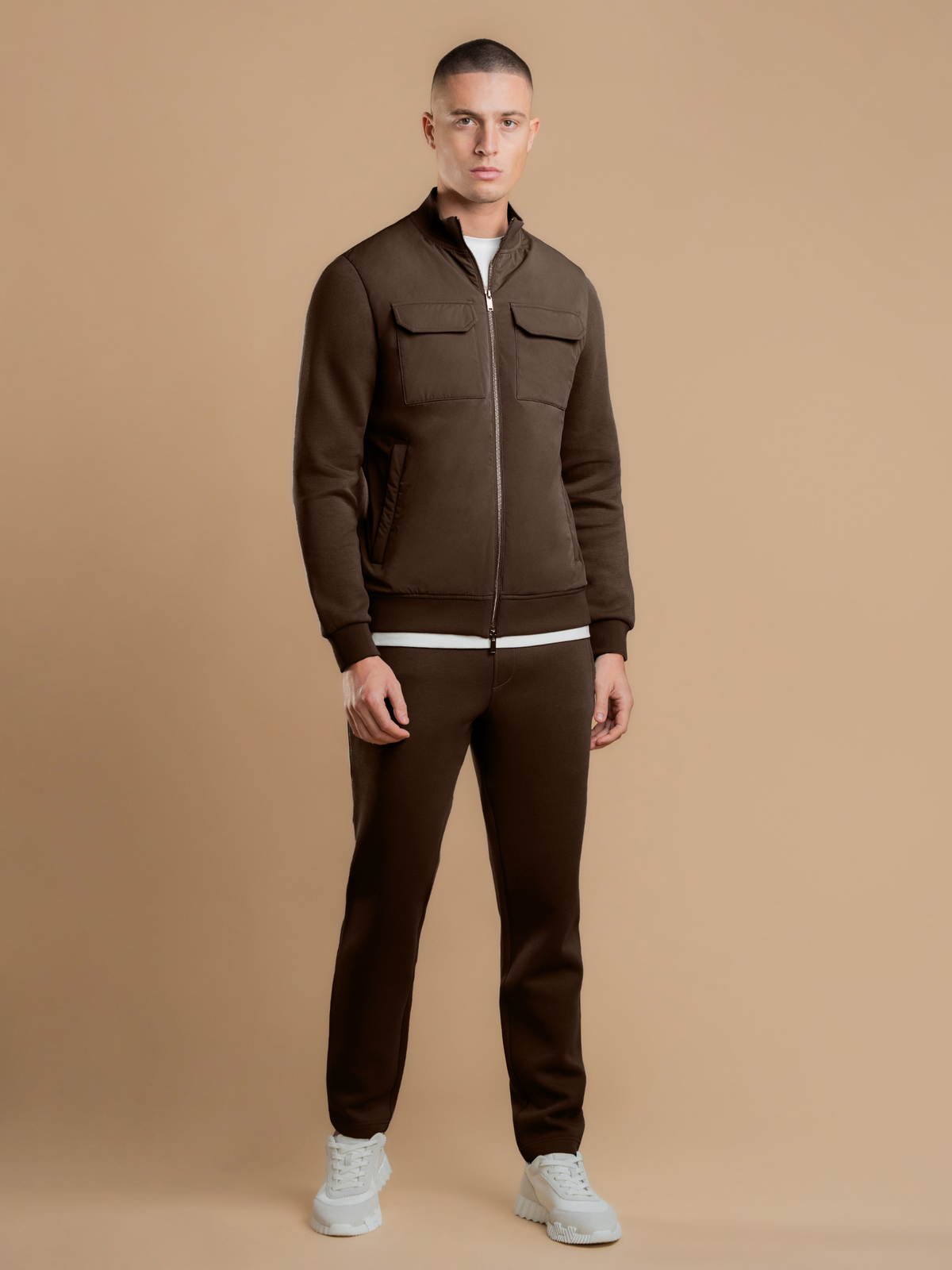 Hybrid Jacket - Brown