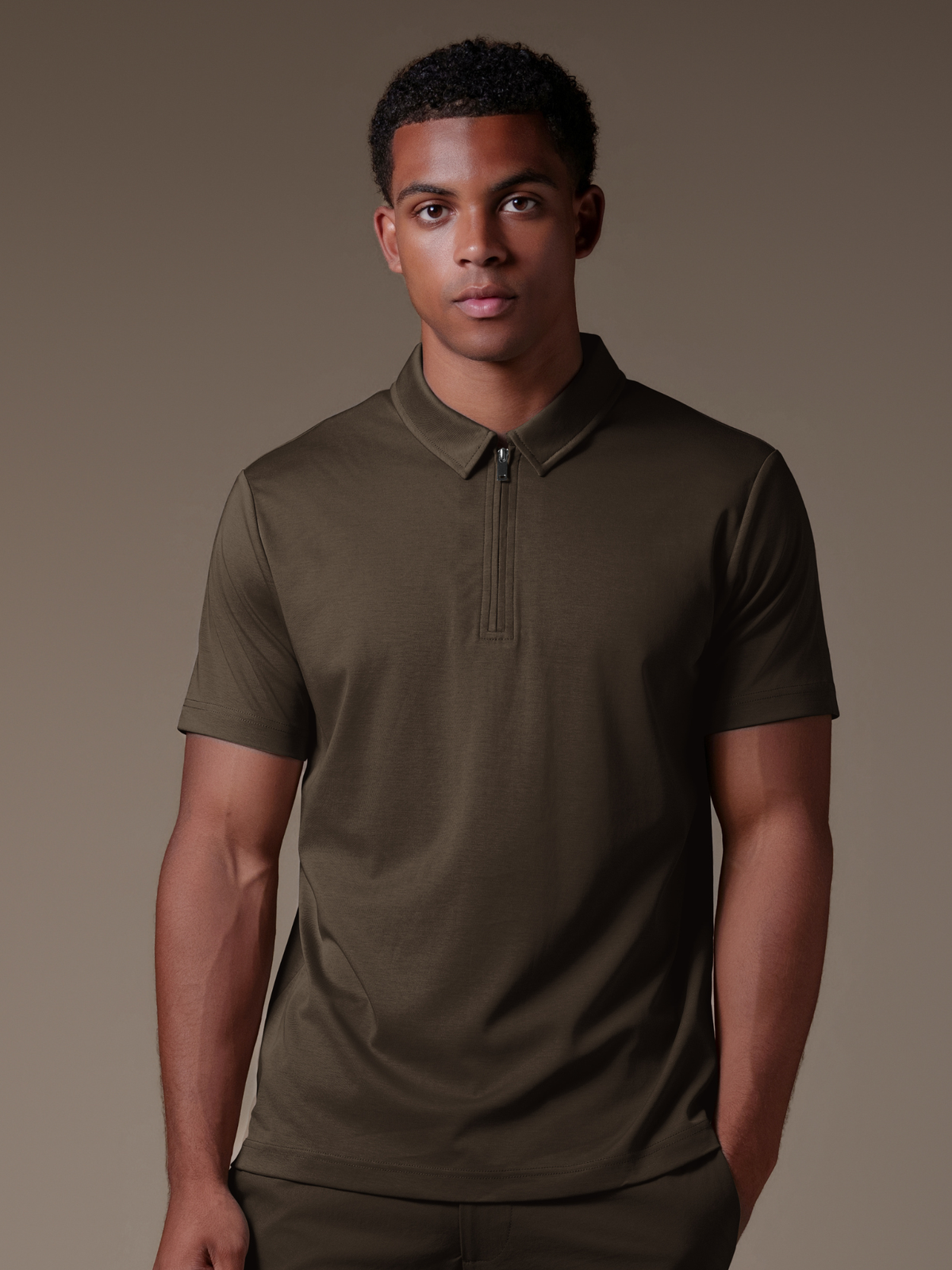 Lux Zipper Set -Brown