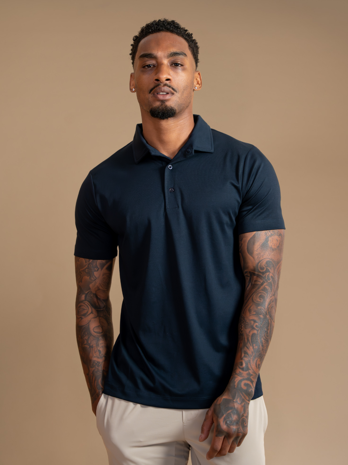 Lux Summer Set - Navy / Beige