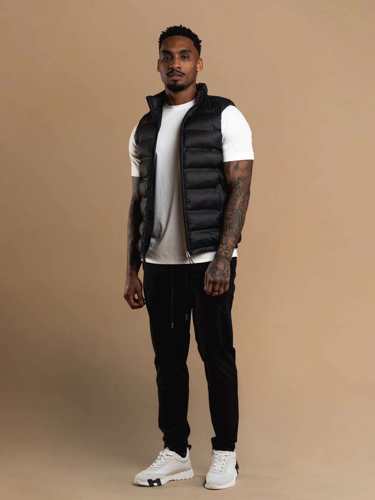 Tech Puffer Gilet - Black
