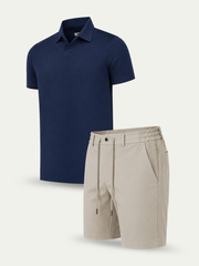 Core Summer Set - Navy / Beige