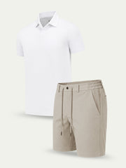 Core Summer Set - White / Beige